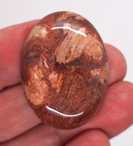 40x30mm Brecciated Jasper Cabochon Oval Loose Gem stone Cab S2175J