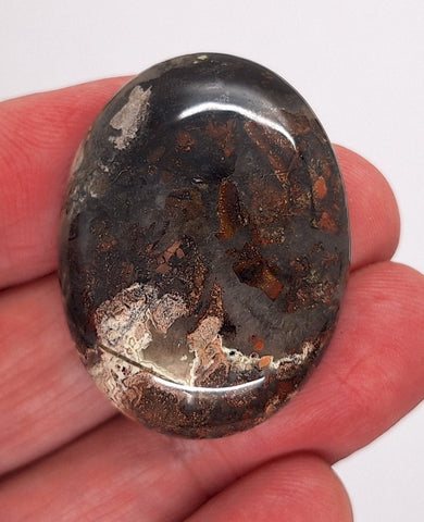 40x30mm Brecciated Jasper Cabochon Oval Loose Gem stone Cab S2175N