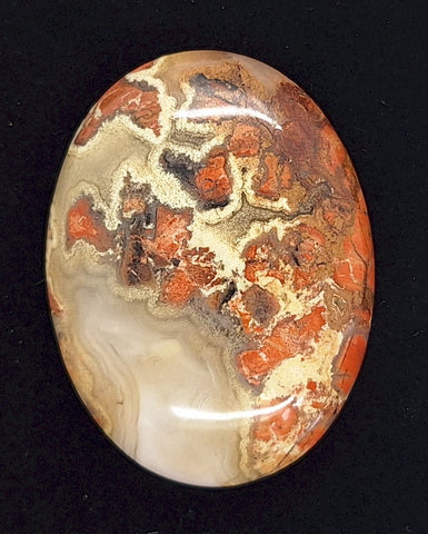 40x30mm Brecciated Jasper Cabochon Oval Loose Gem stone Cab S2175N
