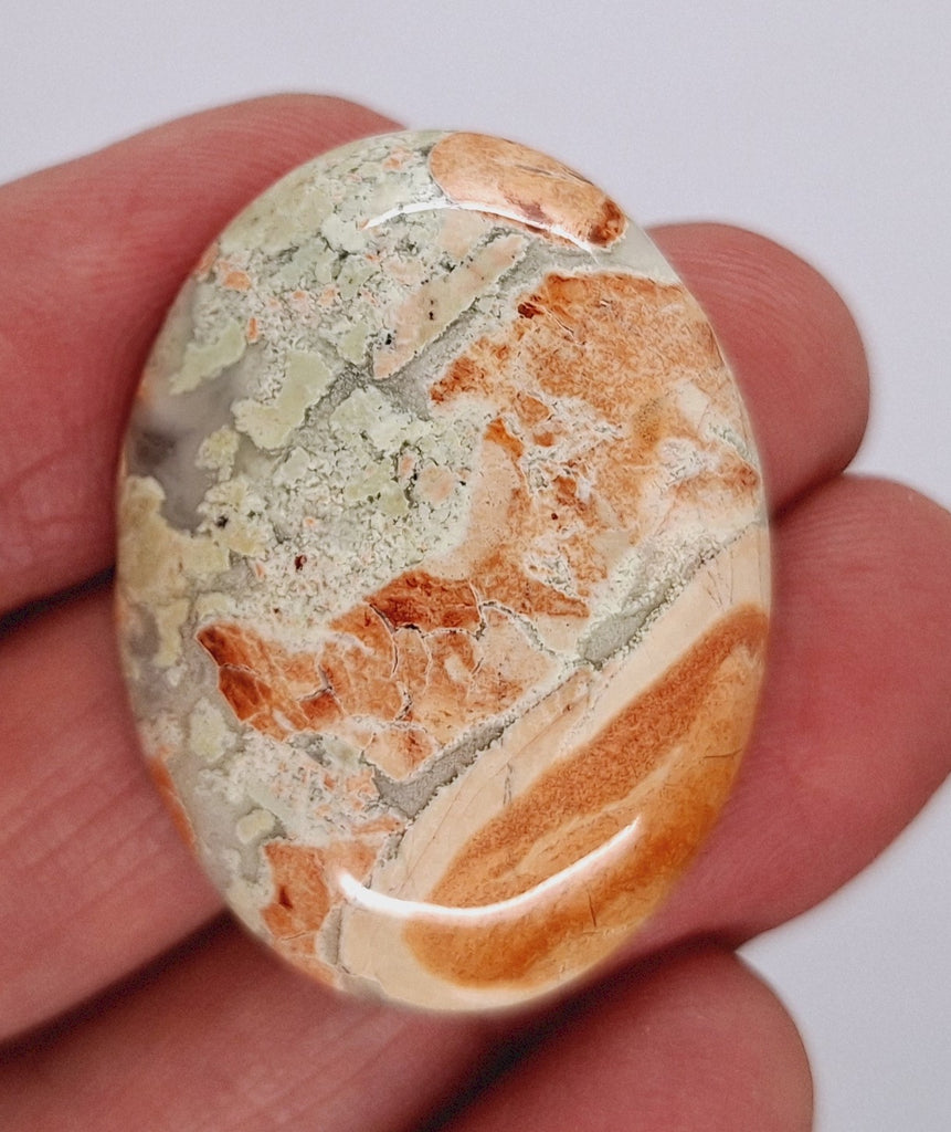 40x30mm Brecciated Jasper Cabochon Oval Loose Gem stone Cab S2175R