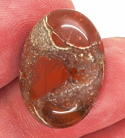 25x18mm Natural Brecciated Jasper loose oval Flat Back Cabochons S2183C