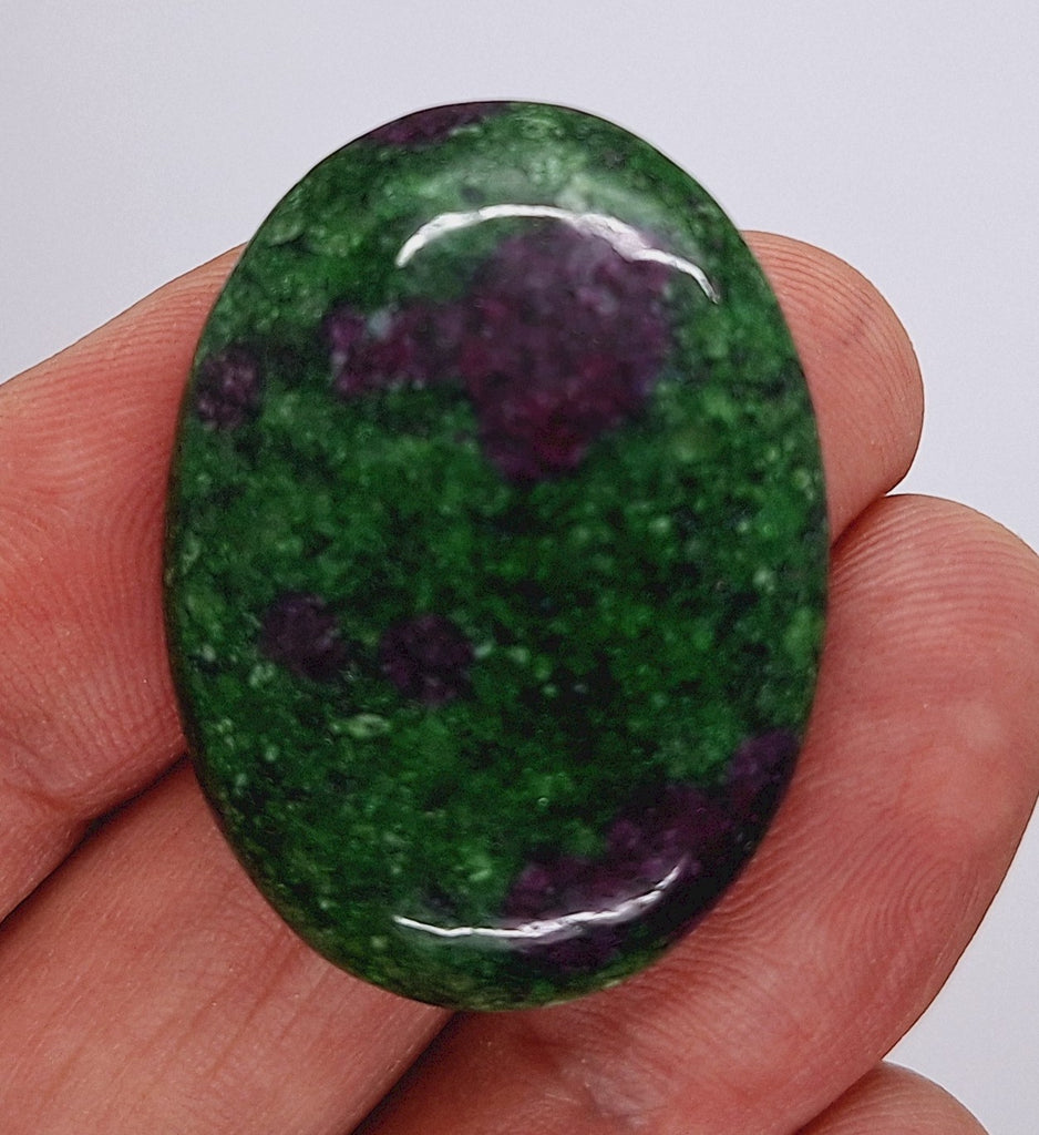 40x30mm Anyolite Ruby in Zoisite loose flat backed cabochon S2203C