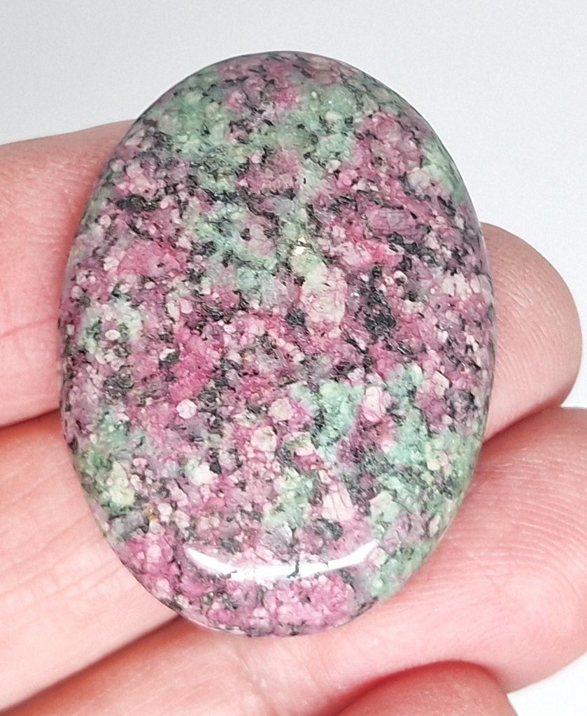 40x30mm Anyolite Ruby in Zoisite loose flat backed cabochon S2203C