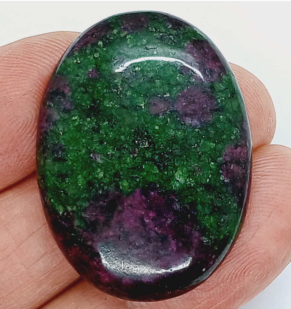 40x30mm Anyolite Ruby in Zoisite loose flat backed cabochon S2203D