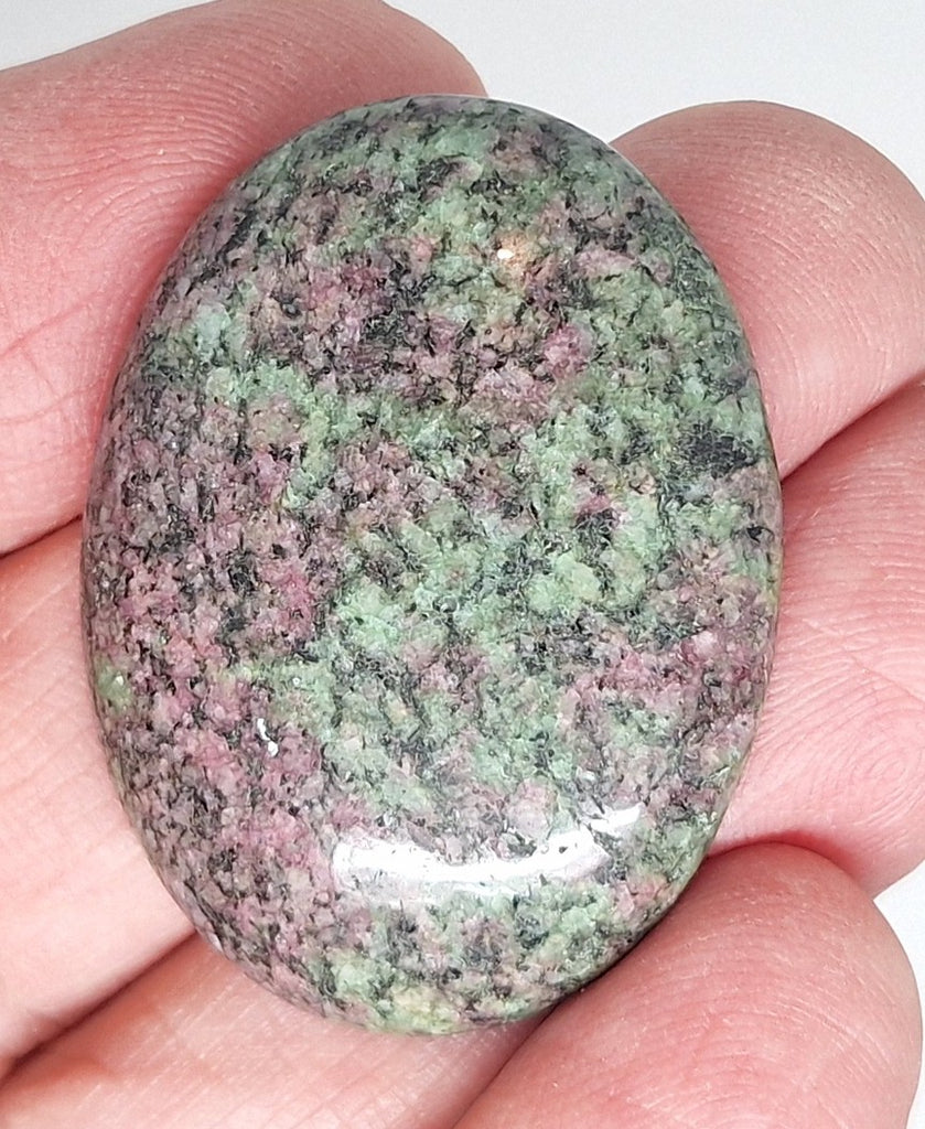 40x30mm Anyolite Ruby in Zoisite loose flat backed cabochon S2203D