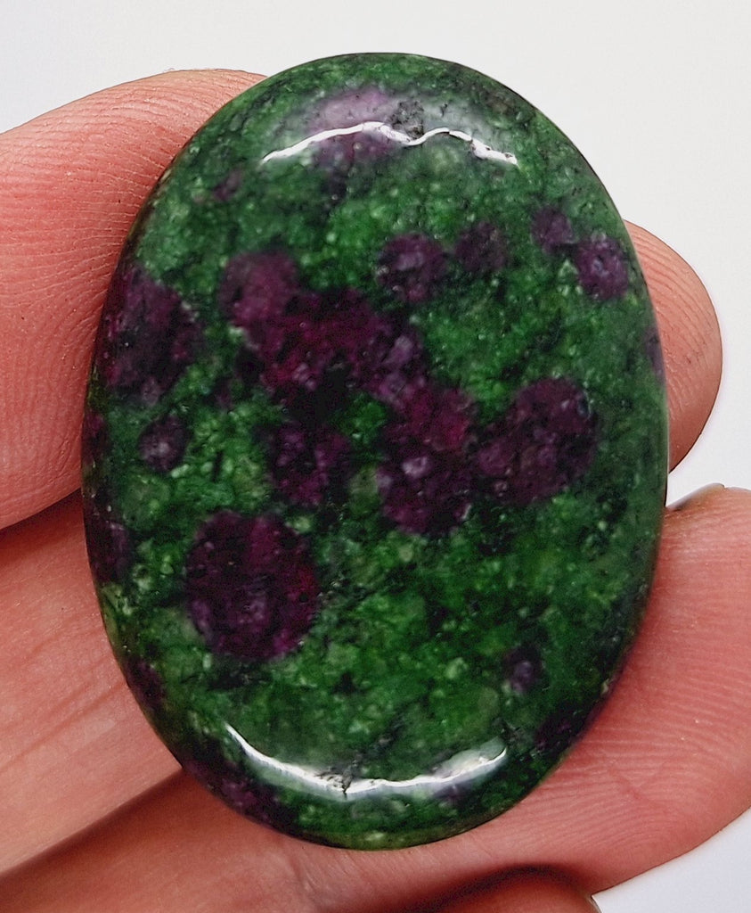 40x30mm Anyolite Ruby in Zoisite loose flat backed cabochon S2203D