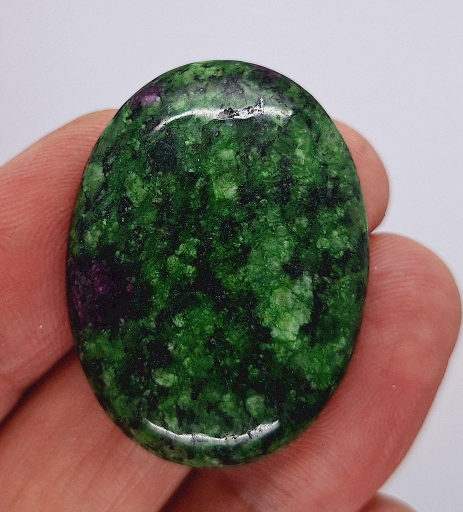 40x30mm Anyolite Ruby in Zoisite loose flat backed cabochon S2203F