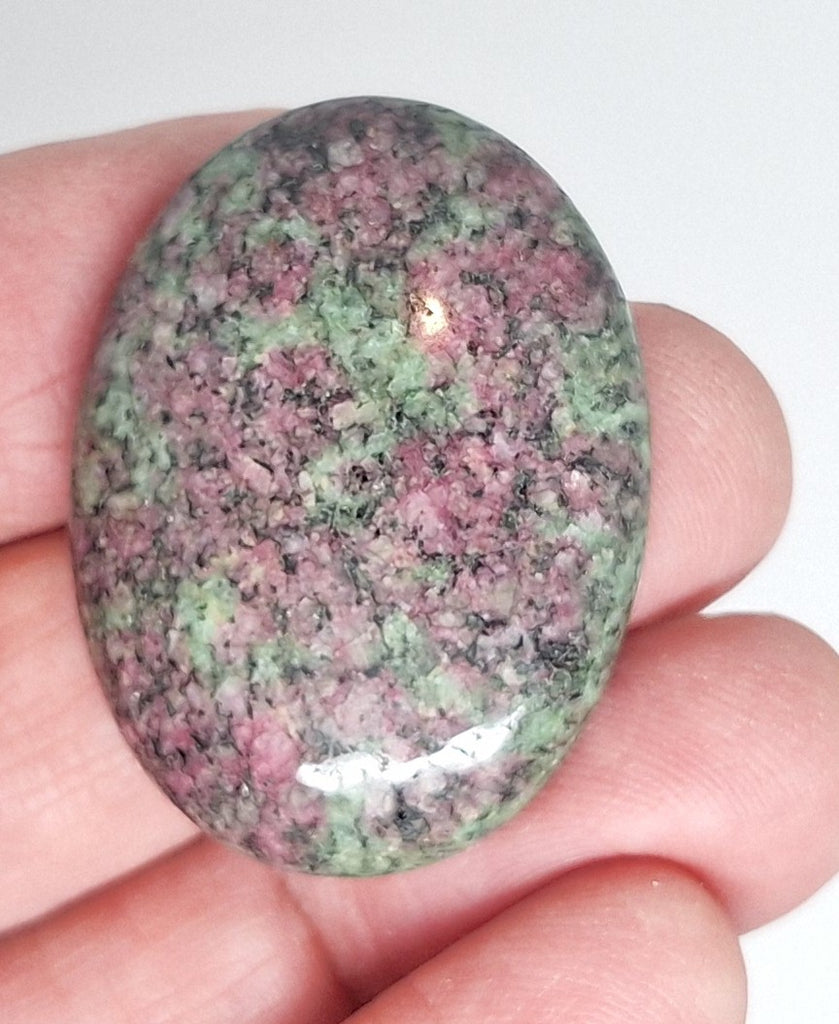 40x30mm Anyolite Ruby in Zoisite loose flat backed cabochon S2203K