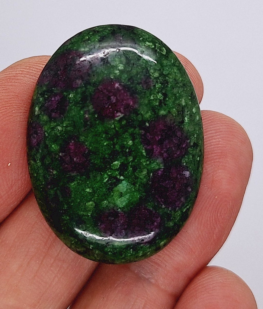 40x30mm Anyolite Ruby in Zoisite loose flat backed cabochon S2203i