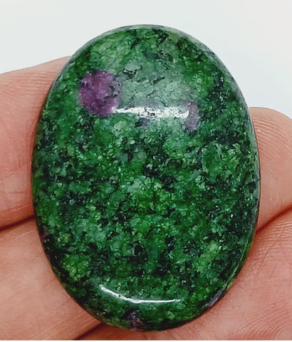 40x30mm Anyolite Ruby in Zoisite loose flat backed cabochon S2203i