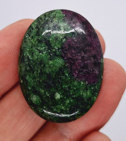 40x30mm Anyolite Ruby in Zoisite loose flat backed cabochon S2203K