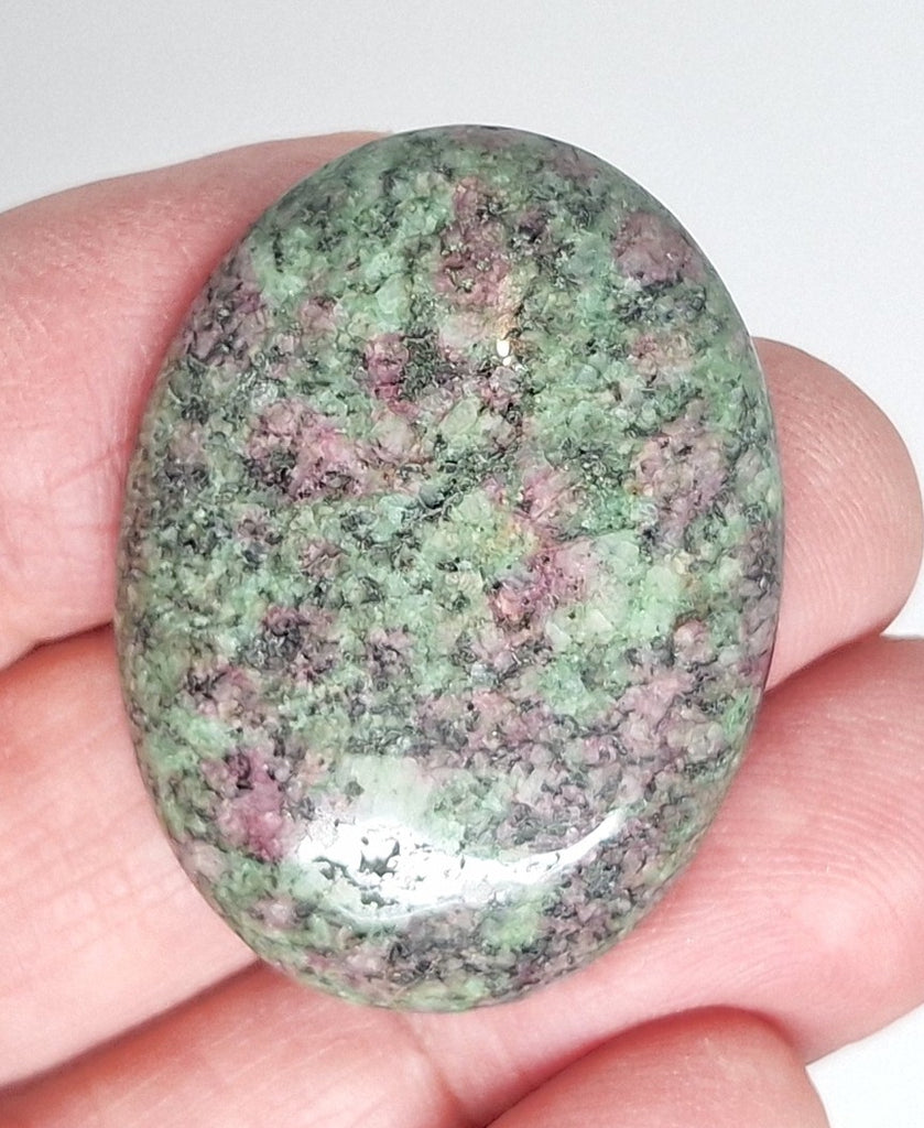 40x30mm Anyolite Ruby in Zoisite loose flat backed cabochon S2203o