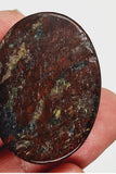 SECOND READ DESCRIPTION 40x30mm Dragon Blood Jasper Flat Back Oval Gemstone Cabochon S2204A