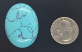 40x30mm Imitation Turquoise Robins egg blue -  sky blue cabochon S4028D