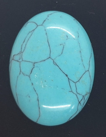 40x30mm Imitation Turquoise Robins egg blue -  sky blue cabochon S4028F