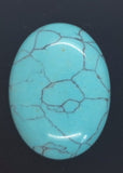 40x30mm Imitation Turquoise Robins egg blue -  sky blue cabochon S4028G