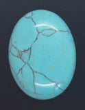 40x30mm Imitation Turquoise Robins egg blue -  sky blue cabochon S4028J