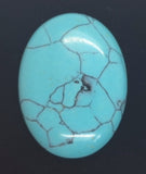 40x30mm Imitation Turquoise Robins egg blue -  sky blue cabochon S4028i