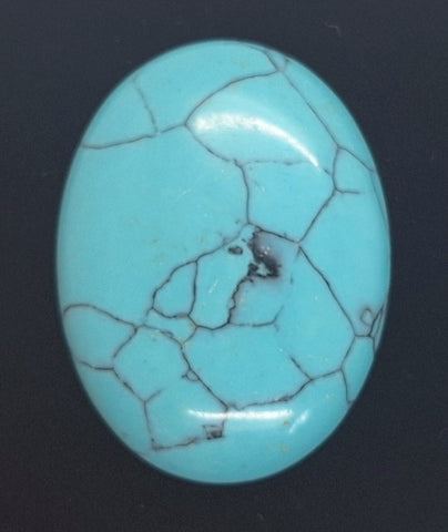 40x30mm Imitation Turquoise Robins egg blue -  sky blue cabochon S4028i