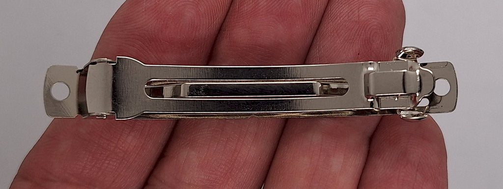 70mm 2.75 inch French Barrette Auto Lock Style Made in France Copy. Read Description. S4107