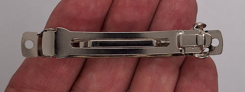 70mm 2.75 inch French Barrette Auto Lock Style Made in France Copy. Read Description. S4107