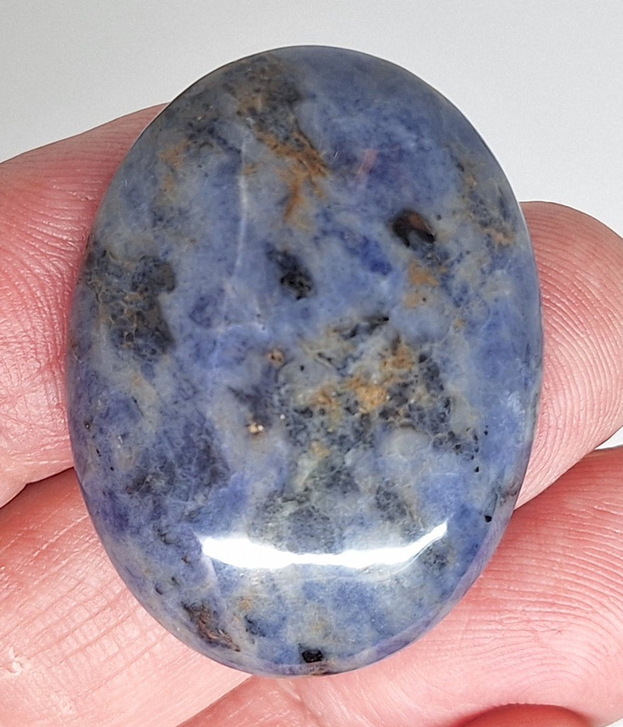 40x30mm Natural Sodalite Flat Back Cabochon Gemstone Cameo Jewelry Supply  S4116A