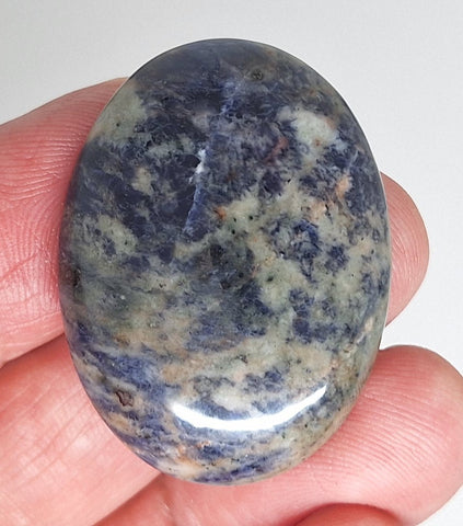 40x30mm Natural Sodalite Flat Back Cabochon Gemstone Cameo Jewelry Supply  S4116D