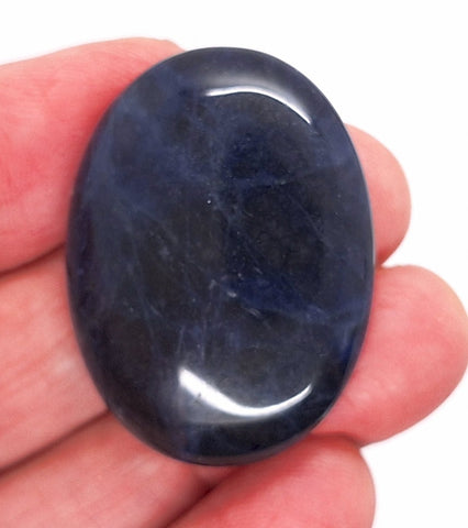 40x30mm Natural Sodalite Flat Back Cabochon Gemstone Cameo Jewelry Supply  S4116G