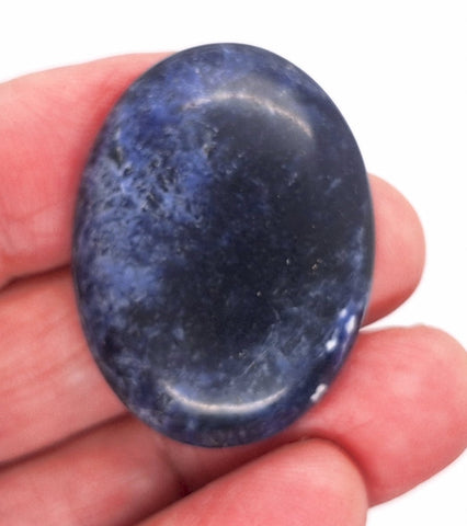 40x30mm Natural Sodalite Flat Back Cabochon Gemstone Cameo Jewelry Supply  S4116K