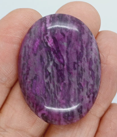 40x30mm Dyed Ripple Jasper Oval Cabochon Gemstone S4183A