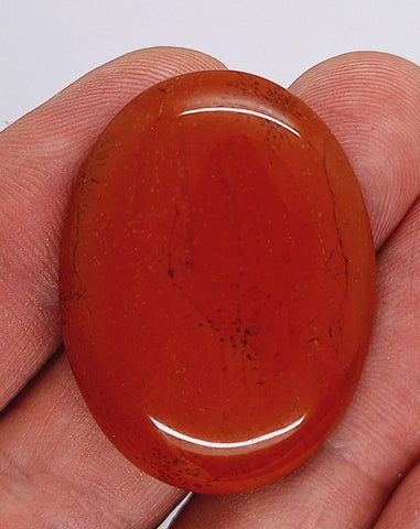 40x30mm Red Jasper Gemstone Flat Back Cabochon S4188D