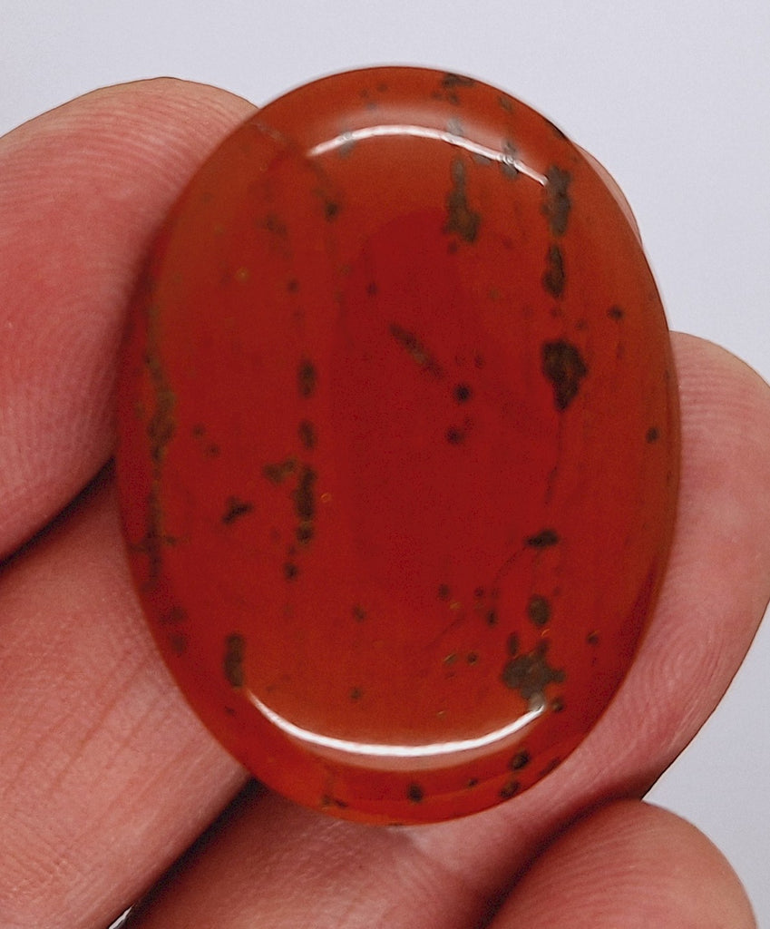 40x30mm Red Jasper Gemstone Flat Back Cabochon S4188E