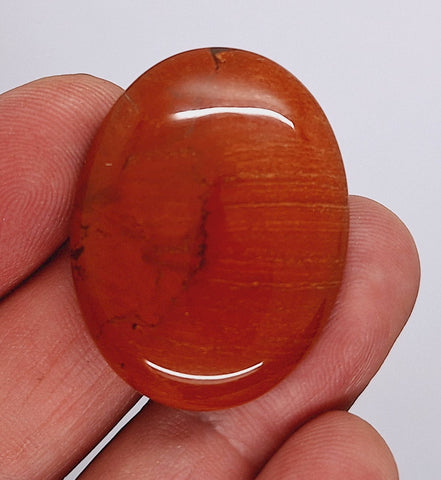 40x30mm Red Jasper Gemstone Flat Back Cabochon S4188H