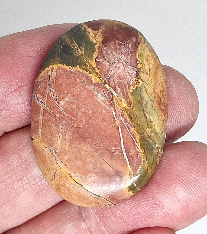 40x30mm Picasso Jasper Gemstone Flat Back Cabochon S4189A