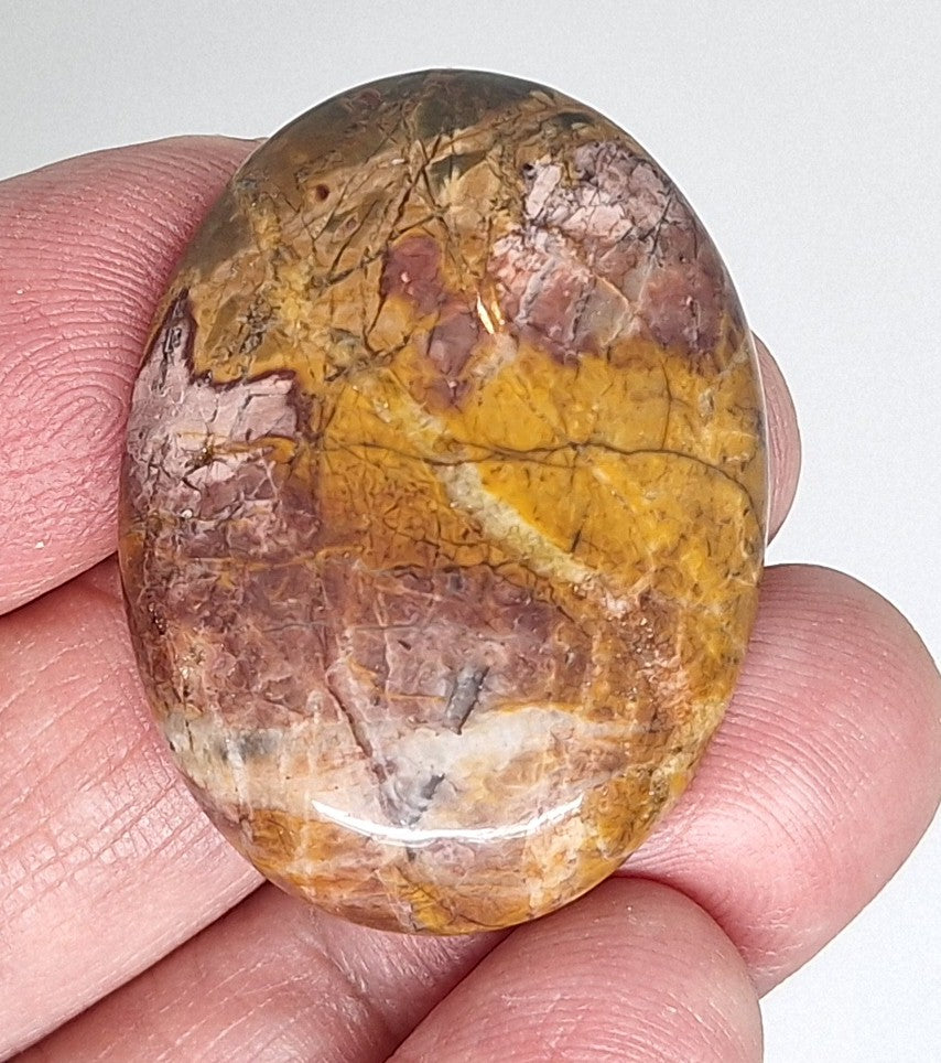 40x30mm Picasso Jasper Gemstone Flat Back Cabochon S4189J
