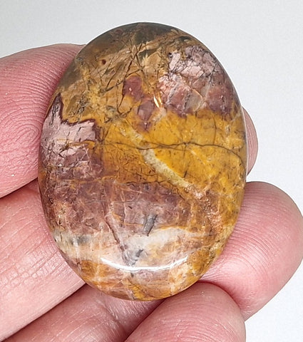 40x30mm Picasso Jasper Gemstone Flat Back Cabochon S4189J