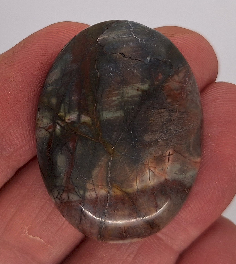 40x30mm Picasso Jasper Gemstone Flat Back Cabochon S4189N