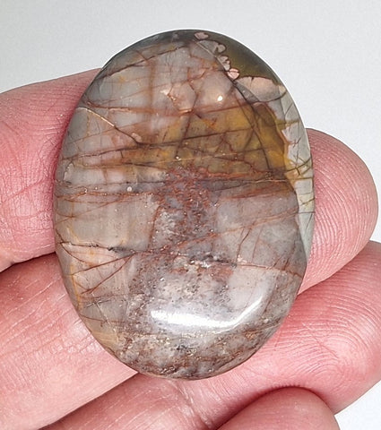 40x30mm Picasso Jasper Gemstone Flat Back Cabochon S4189i