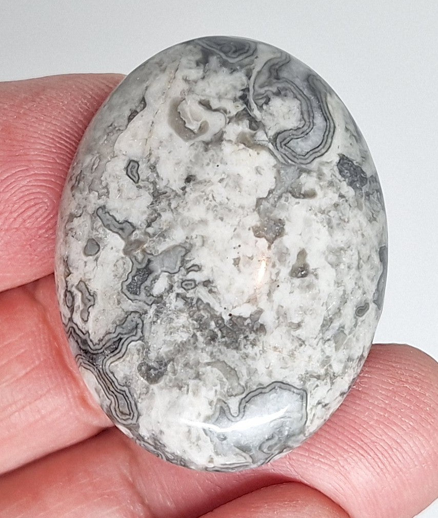 40x30mm Netstone Jasper Cabochon Flat Backed Loose Semi-precious Cabochon S4194B