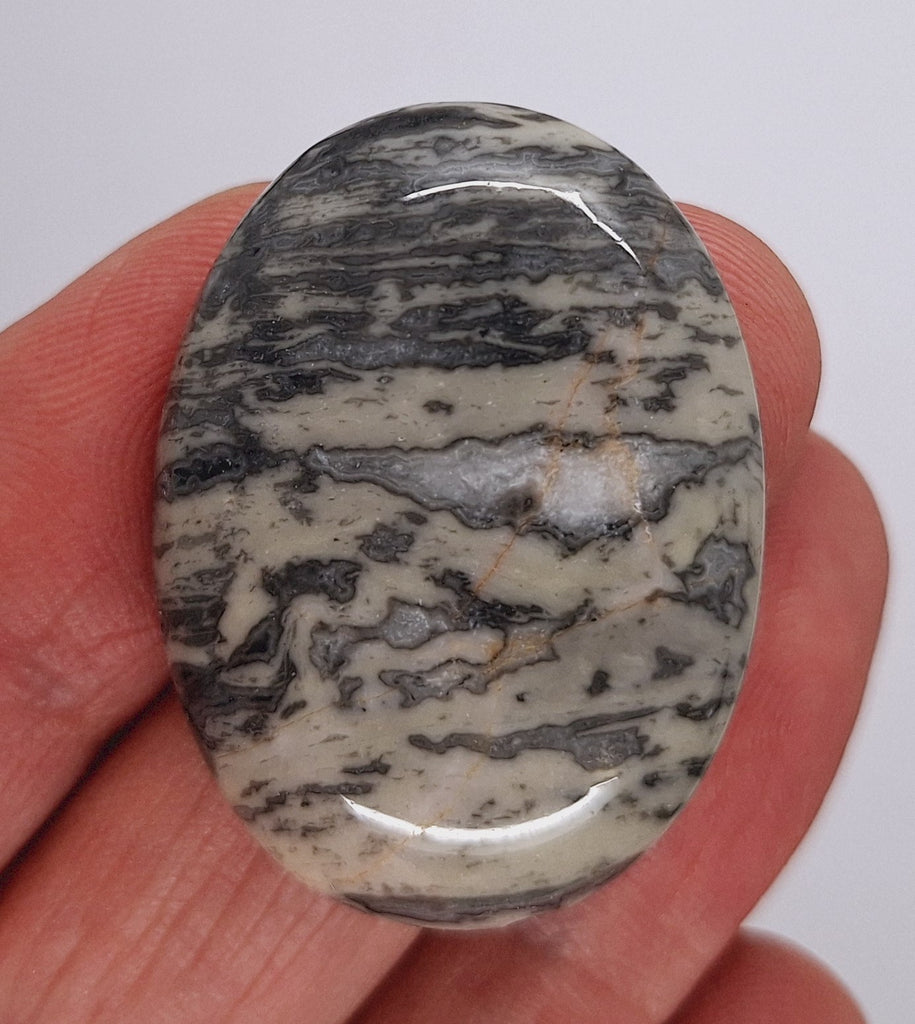 40x30mm Netstone Jasper Cabochon Flat Backed Loose Semi-precious Cabochon S4194D