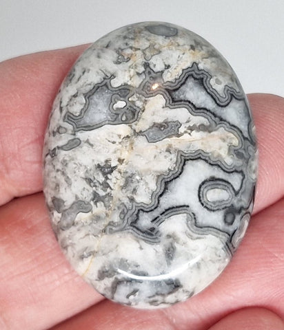 40x30mm Netstone Jasper Cabochon Flat Backed Loose Semi-precious Cabochon S4194D