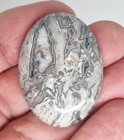 40x30mm Netstone Jasper Cabochon Flat Backed Loose Semi-precious Cabochon S4194i