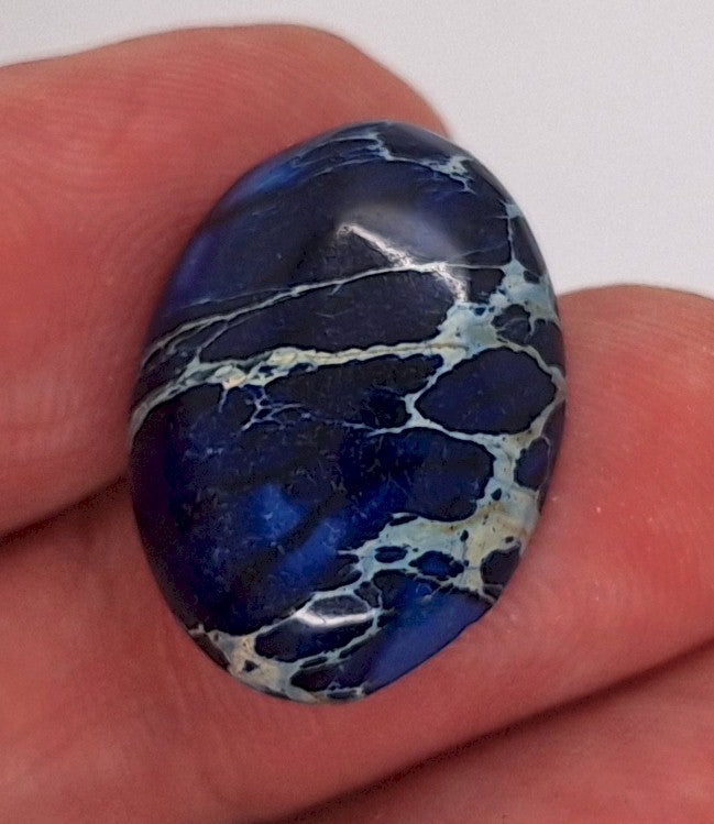 25x18mm Mixed color Matrix Collage Cabochon Oval Flat Back Stone S4221N