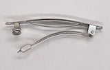 60mm (2 3/8in) French Barrette Hair Clip smooth rivet hole S4237