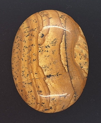 40x30mm Picture Jasper Cabochon Brown Oval Loose Gem stone Cab S4248F