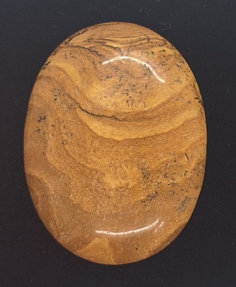 40x30mm Picture Jasper Cabochon Brown Oval Loose Gem stone Cab S4248i
