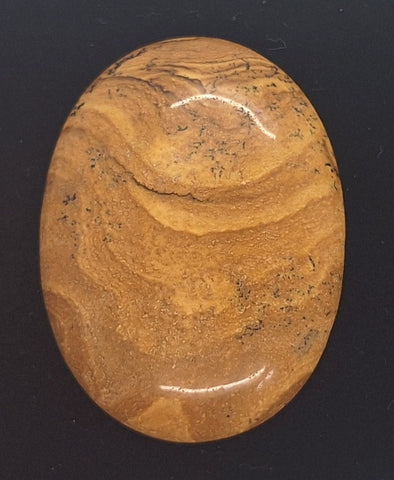 40x30mm Picture Jasper Cabochon Brown Oval Loose Gem stone Cab S4248i