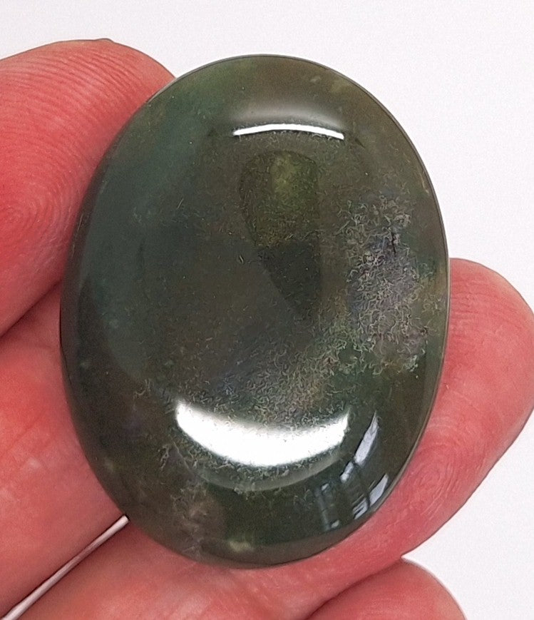 40x30mm India Agate Mixed Color Flat Back Cabochon Stone S4250H