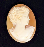 35x27mm Italian Real Shell Cameo unmounted loose Genuine Hand Carved Cameo C309