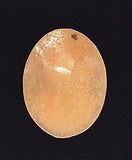 30x23mm Genuine Italian Shell Cameo Unmounted Oval Hand-Carved Woman Profile Cabochon C314